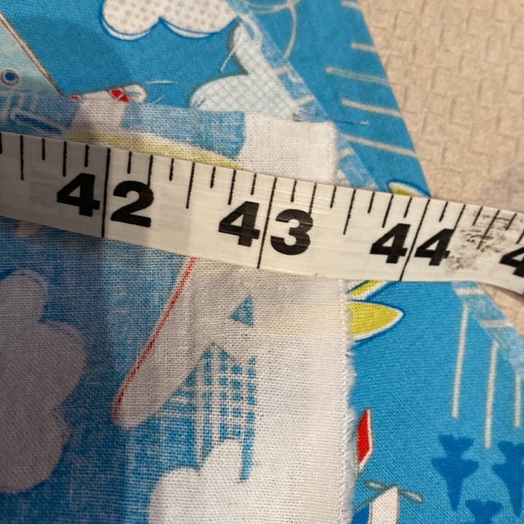 2 Yards Cotton Fabric, NEW! Airplanes/Airforce Washed & Pressed! Ready to USE!✈️ - Picture 3 of 4